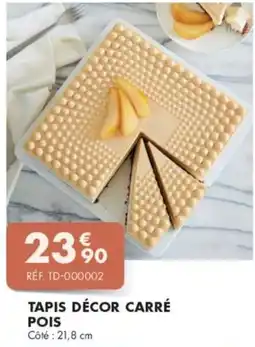 Guy Demarle Tapis décor carré pois offre