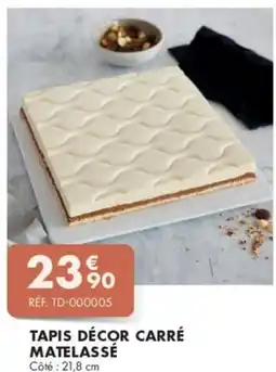 Guy Demarle Tapis décor carré matelassé offre