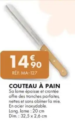 Guy Demarle Couteau à pain offre