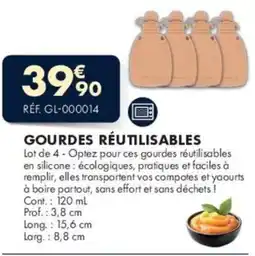 Guy Demarle Gourdes réutilisables offre