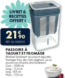 Guy Demarle Passoire à yaourt et fromage offre