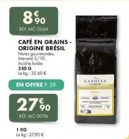 Guy Demarle Café en grains - origine brésil offre
