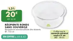 Guy Demarle Récipients ronds sans couvercle offre