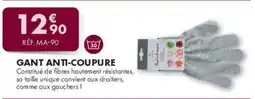 Guy Demarle Gant anti-coupure offre
