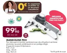 Guy Demarle Mandoline pro offre