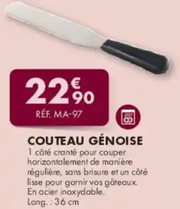 Guy Demarle Couteau génoise offre