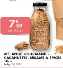 Guy Demarle Mélange gourmand - cacahuètes, sésame & épices offre