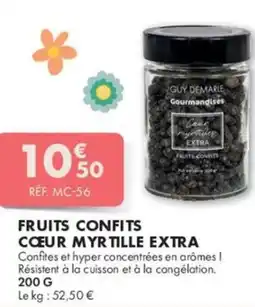 Guy Demarle Fruits confits cœur myrtille extra offre