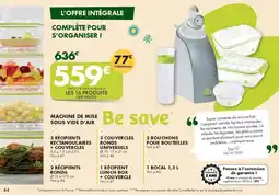 Guy Demarle Complète pour s'organiser offre