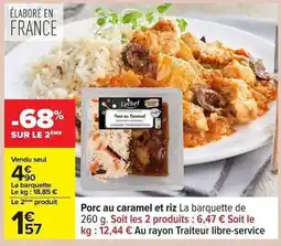 Carrefour Porc Au Caramel Et Riz offre