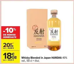 Carrefour Whisky Blended in Japan HANSHA offre