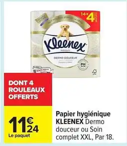 Carrefour PAPIER HYGIÉNIQUE KLEENEX offre