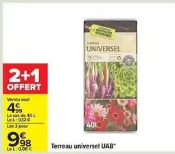 Carrefour Terreau universel UAB offre