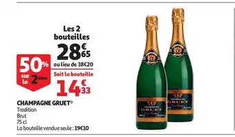 Champagne Gruet