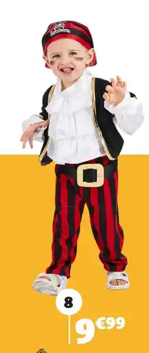 Gifi Costume pirate 18/24 mois offre