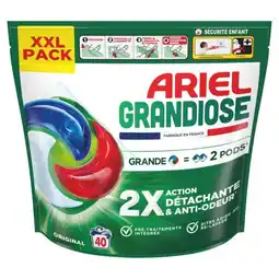 Carrefour Market Ariel pods grandiose lessive capsules xxl pack offre
