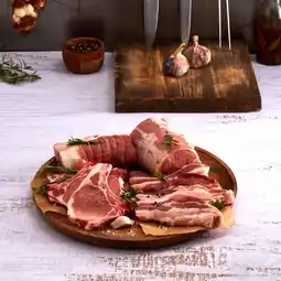 Carrefour Market Sans porc : longe à rôtir + côte + poitrine offre