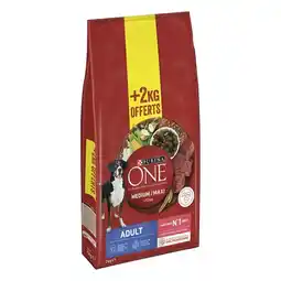 Carrefour Market Purina one croquettes pour chiens medium maxi 10kg offre