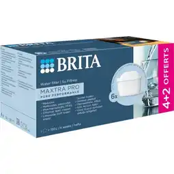 Carrefour Market Brita pack 4+2 filtres à eau maxtra pro offre