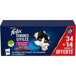 Carrefour Market Purina felix sachets repas tendre effilée pour chats offre