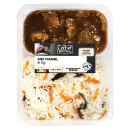 Carrefour Tg lechef porc caramel et riz offre