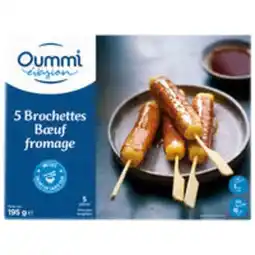 Carrefour Oummi brochettes boeuf surgelées offre
