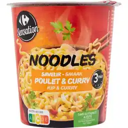 Carrefour Carrefour sensation nouilles instantanées noodles offre