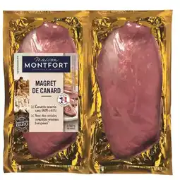 Carrefour Montfort magret de canard offre