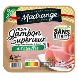 Carrefour Madrange jambon supérieur offre