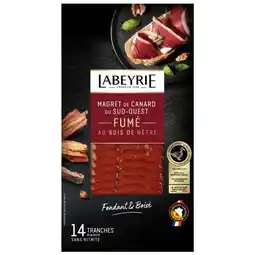 Carrefour Labeyrie magret de canard fumé offre