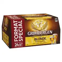 Carrefour Grimbergen bière d'abbaye format spécial offre