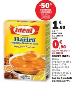 Super U Soupe ideal offre
