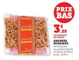 Super U Amandes mosaique offre