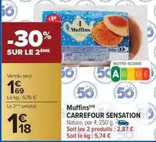 Carrefour Drive Carrefour sensation - muffins offre