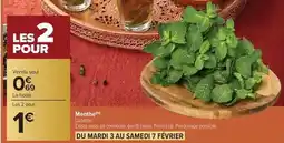 Carrefour Drive Menthe offre