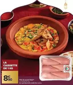Carrefour Drive Filet de poulet halal offre