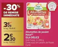 Carrefour Drive Isla délice - allumettes de poulet halal offre