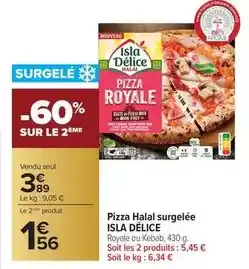 Carrefour Drive Isla délice - pizza halal surgelée offre