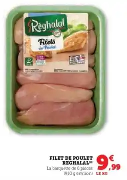 Super U Filet de poulet reghalal offre