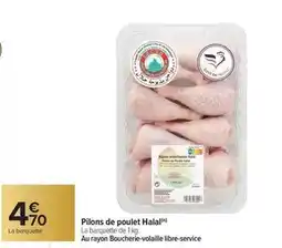 Carrefour Drive Pilons de poulet halal offre