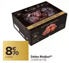 Carrefour Drive Dattes medjool offre