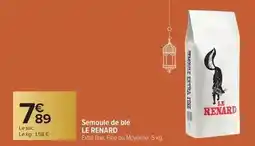 Carrefour Drive Le renard - semoule de blé offre