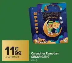 Carrefour Drive Sugar gang - calendrier ramadan offre