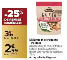 Carrefour Drive Tramier - mélange mix croquant offre