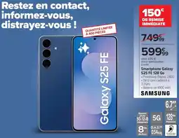Carrefour Drive Samsung - smartphone galaxy s25 fl 128 go offre