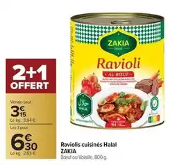 Carrefour Drive Zakia - raviolis cuisinés halal offre