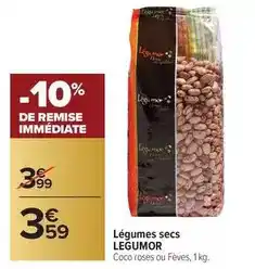 Carrefour Drive Légumes secs offre