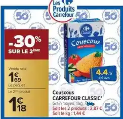 Carrefour Drive Carrefour - couscous classic offre