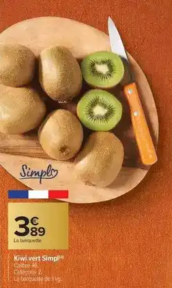 Carrefour Drive Simpl - kiwi vert offre