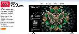 Costco Tcl - tv 75 75c6k-miniled offre
